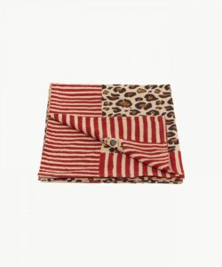 Leopard Single Throw in Tote Bag - 220 x 140 cm