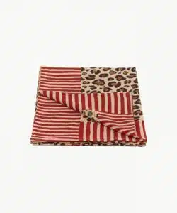 Leopard Single Throw in Tote Bag - 220 x 140 cm