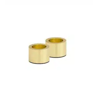 Light Candleholder taper, Matte brass, 2-pack,