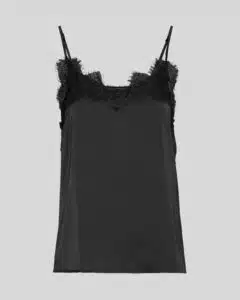 Lity Maluca Lace Singlet – Black