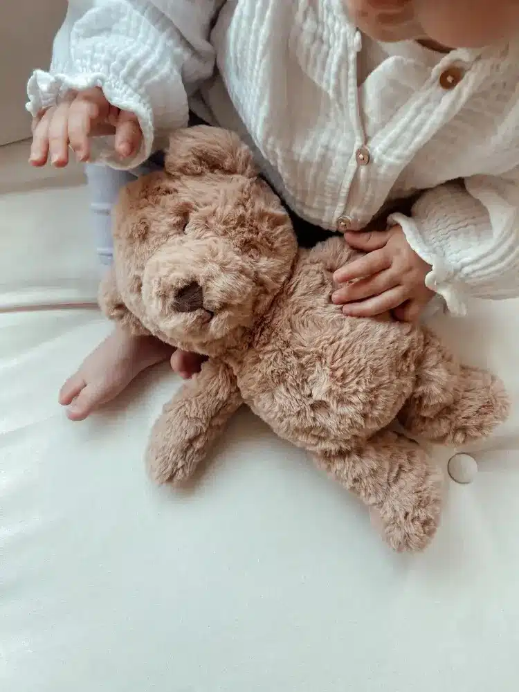 Lou oplaadbare hartslagknuffel - bruin