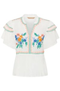 Lucinda Blouse - Spring Gardenia