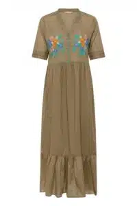 Lucinda Dress - Dusky Green