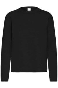 Luls O-Neck Pullover LS - Black