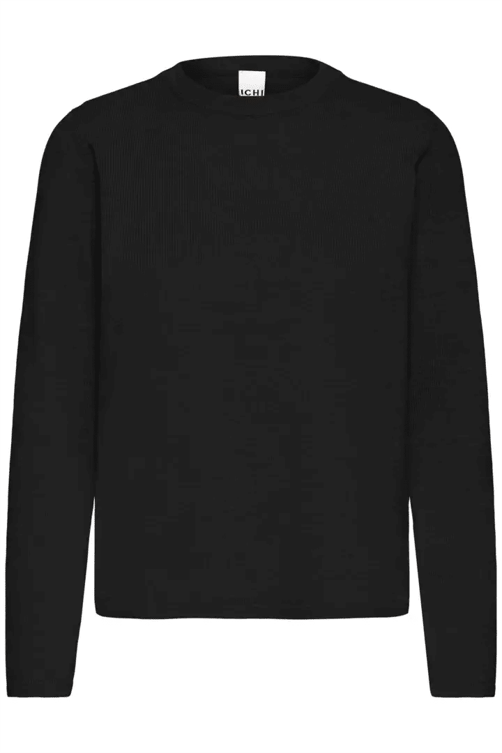 Luls O-Neck Pullover LS - Black