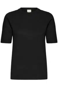 Luls O-Neck Pullover SS - Black
