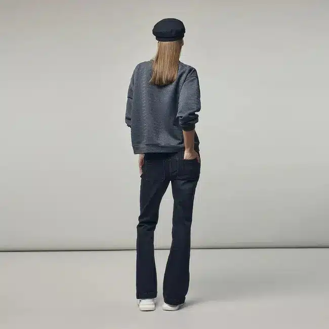 Maggie Flare Denim Jeans - Black
