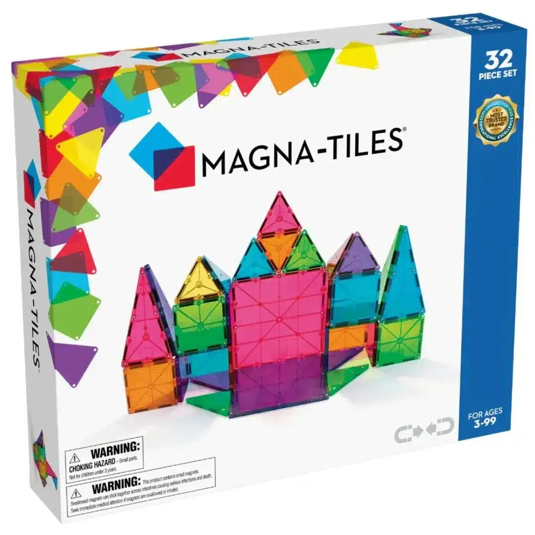 MAGNA-TILES - Clear Colors - 32 stuks