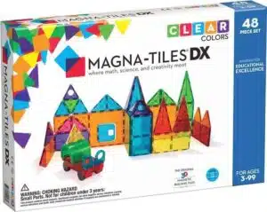 MAGNA-TILES - Clear Colors Deluxe set - 48 stuks