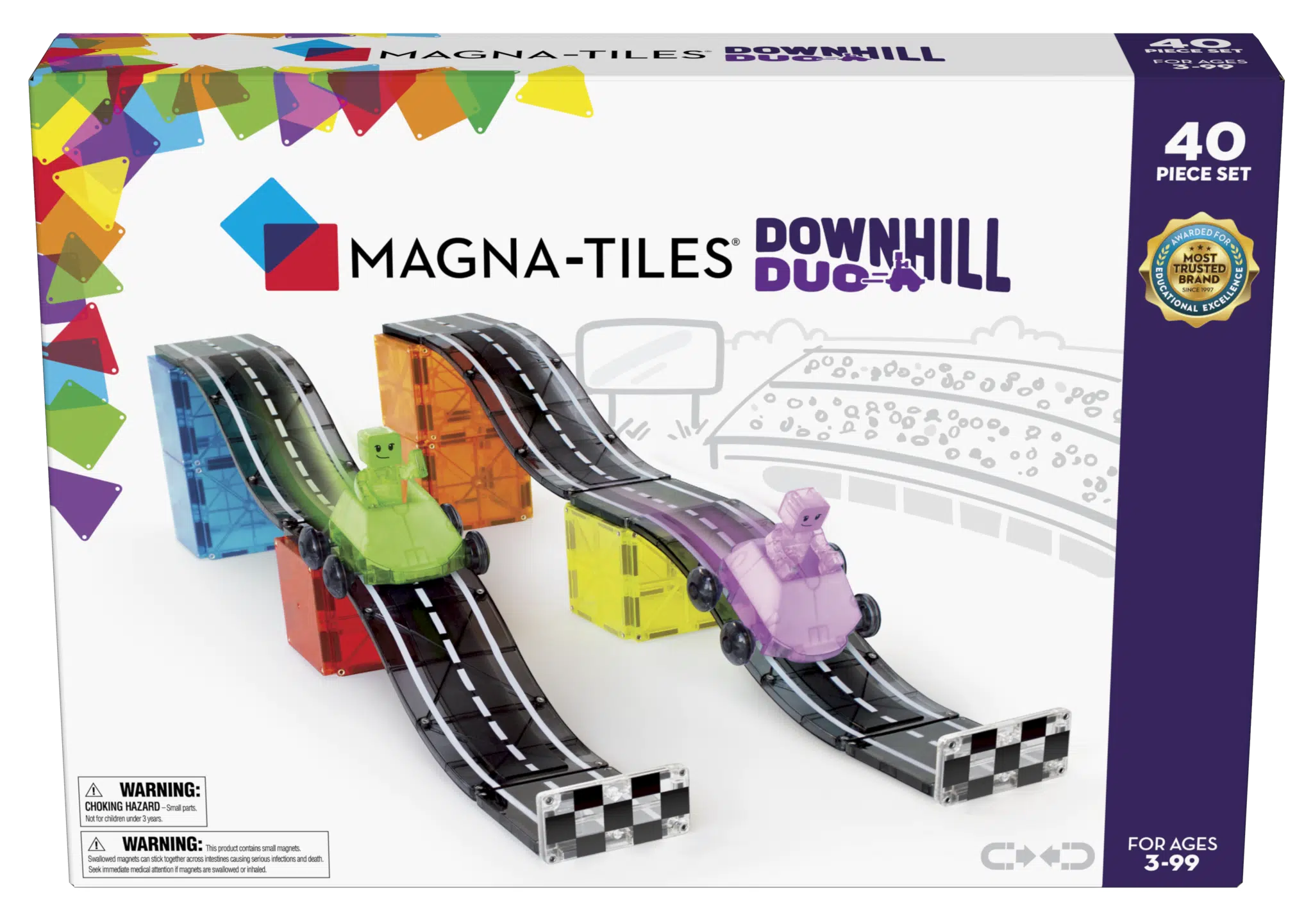 MAGNA-TILES - Downhill Duo 40-Piece Set