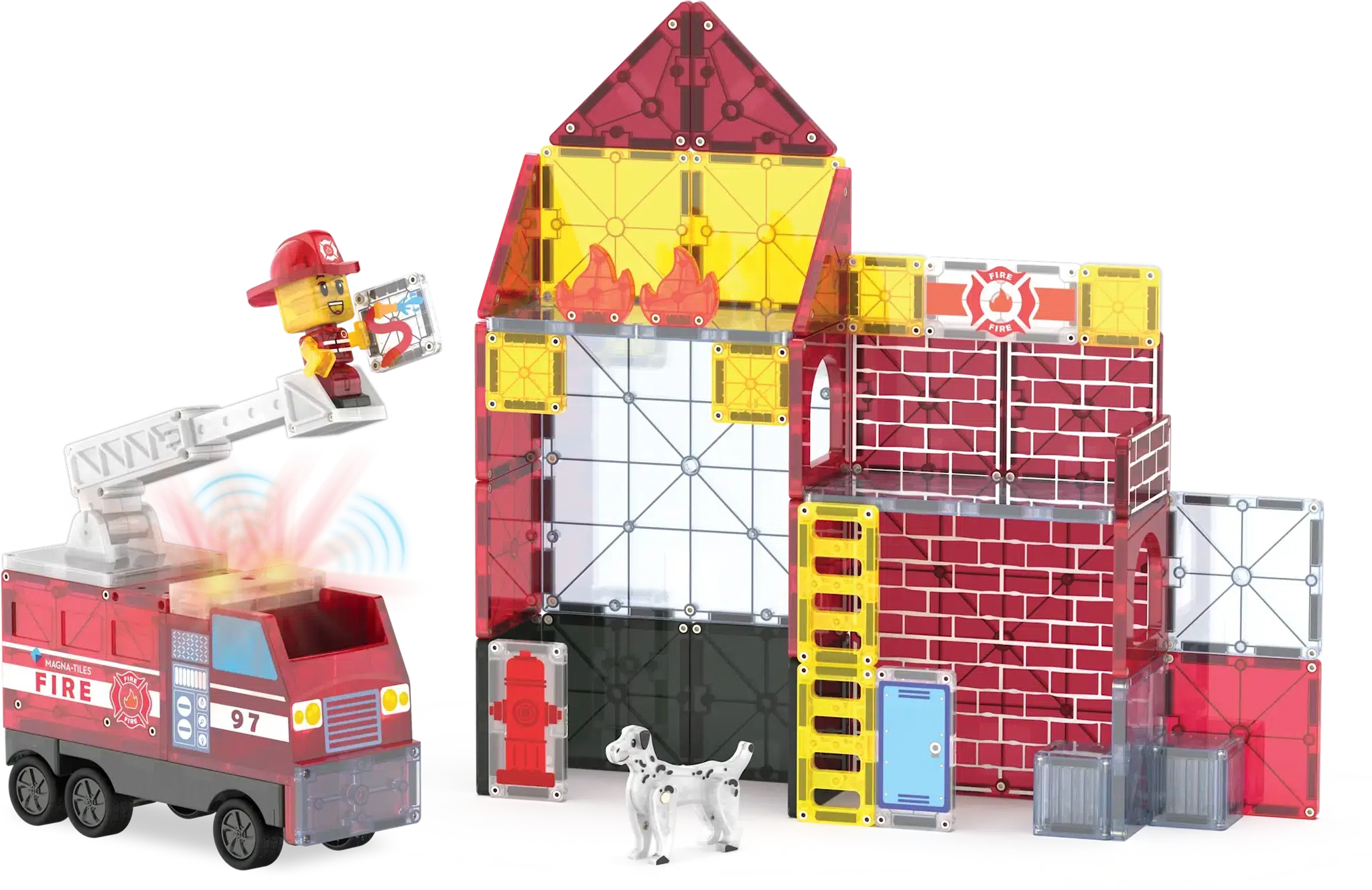 MAGNA-TILES - Fire Station