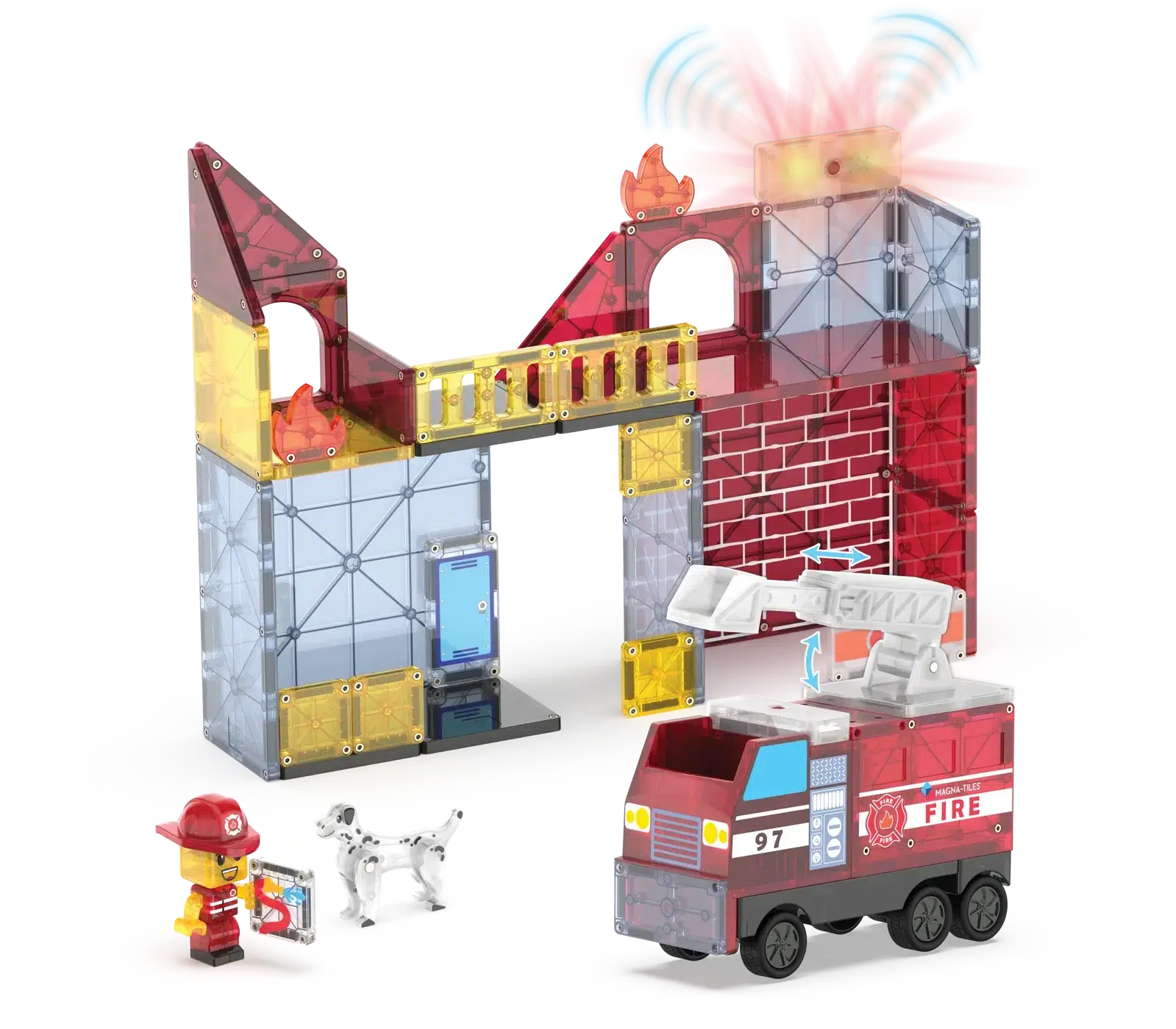 MAGNA-TILES - Fire Station