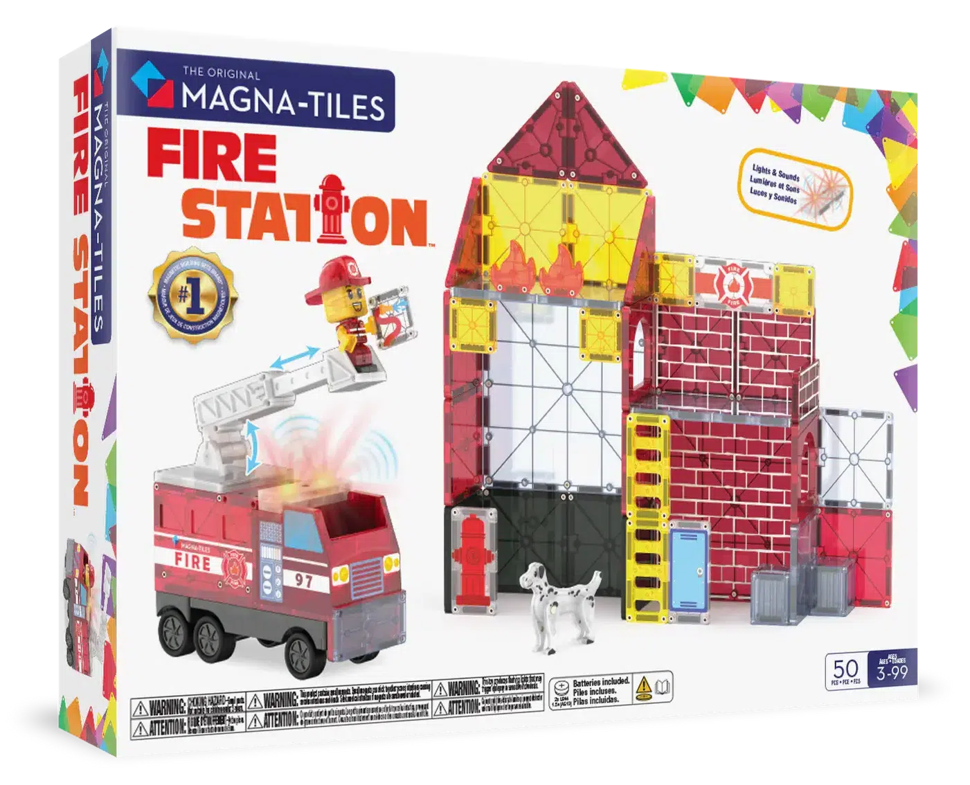 MAGNA-TILES - Fire Station