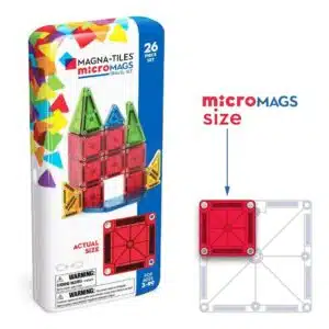MAGNA-TILES -Micro MAGS Travel Set - 26 pieces
