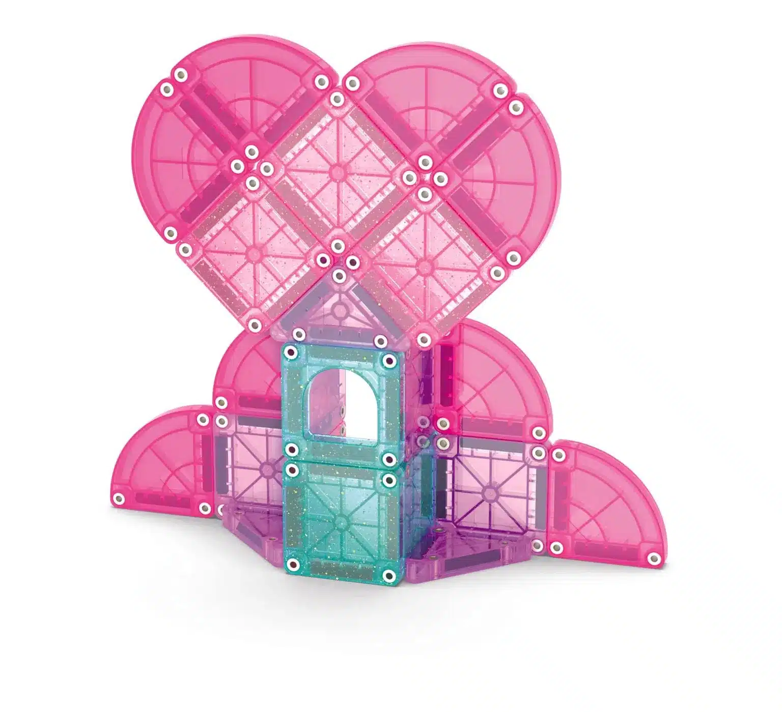 MAGNA-TILES -Micro MAGS Travel Set - Heart to Heart - 26 pieces
