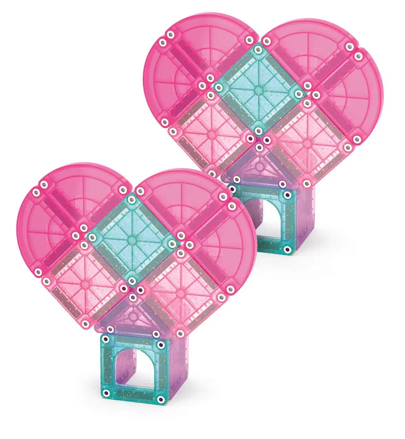 MAGNA-TILES -Micro MAGS Travel Set - Heart to Heart - 26 pieces