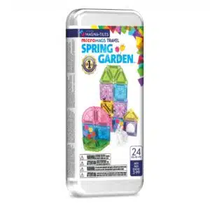 MAGNA-TILES - Micro MAGS Travel Set - Spring Garden - 24 pieces
