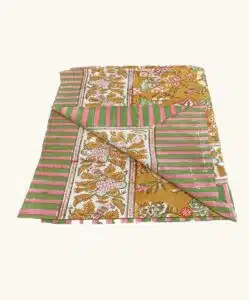 Marigold Single Throw in Tote Bag - 220x140cm