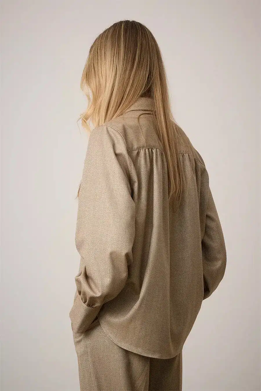 Maxime blouse Amarino glitter - Gold