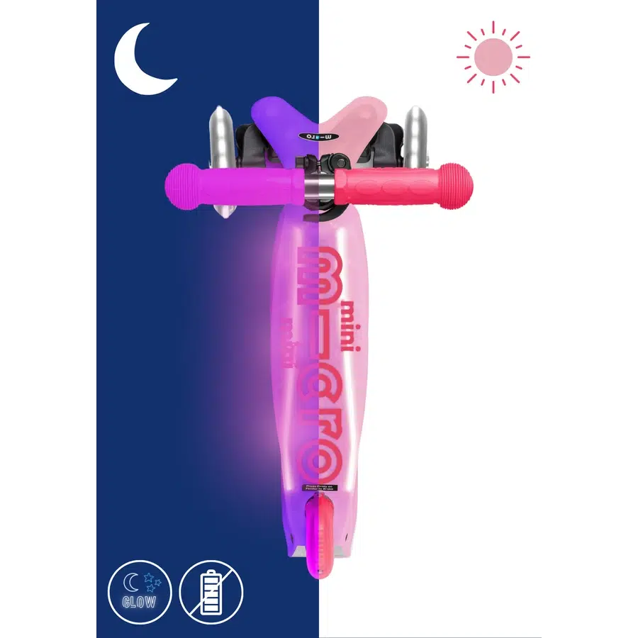 MicroStep - Mini Deluxe Glow Led Plus- frosty roze