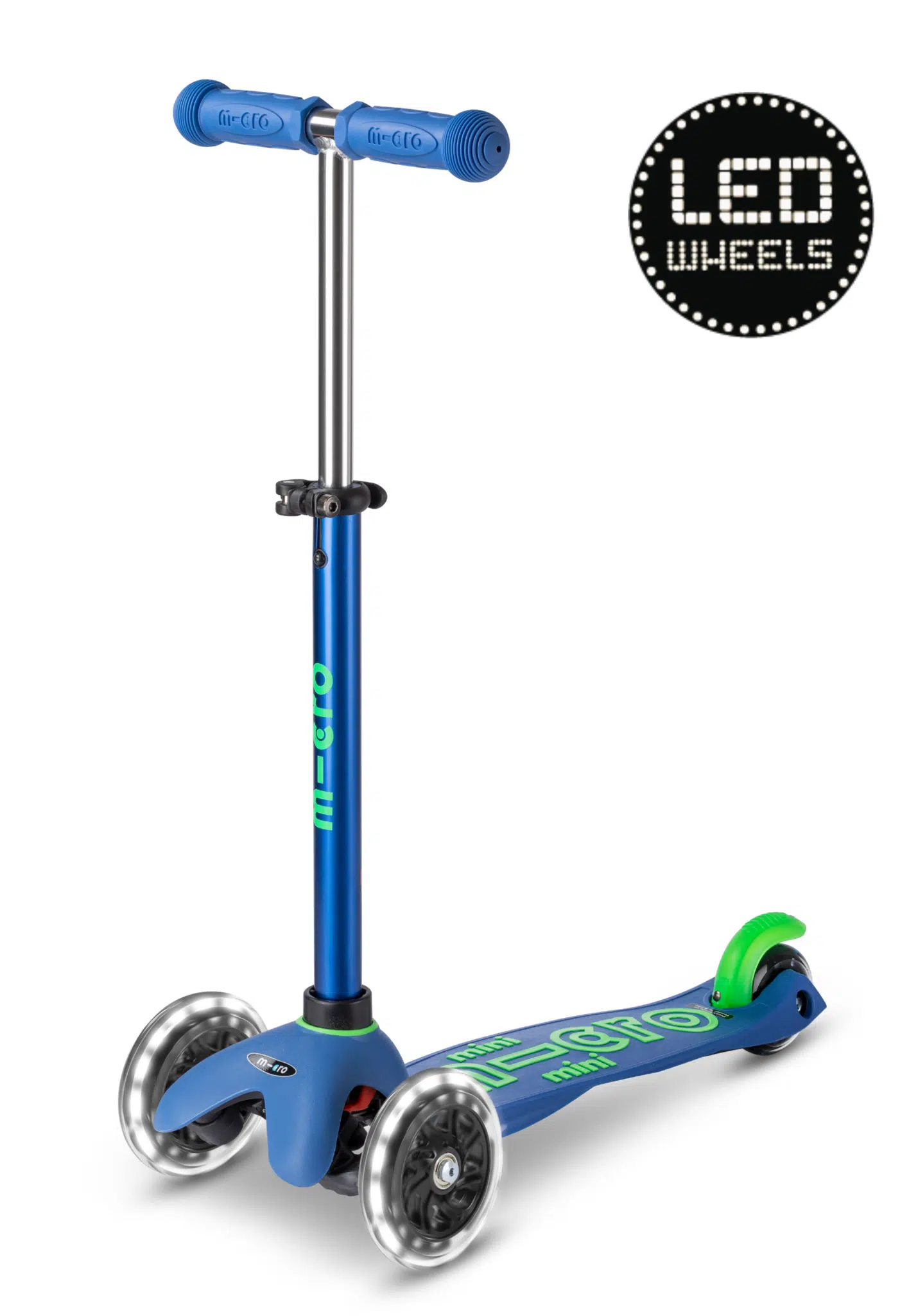 MicroStep - Mini Deluxe Led - blauw/groen