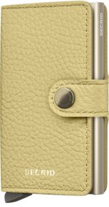 Miniwallet Pebble - Butter Yellow