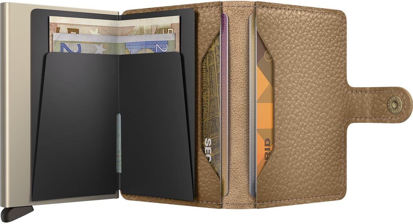 Miniwallet Pebble - Cappuccino