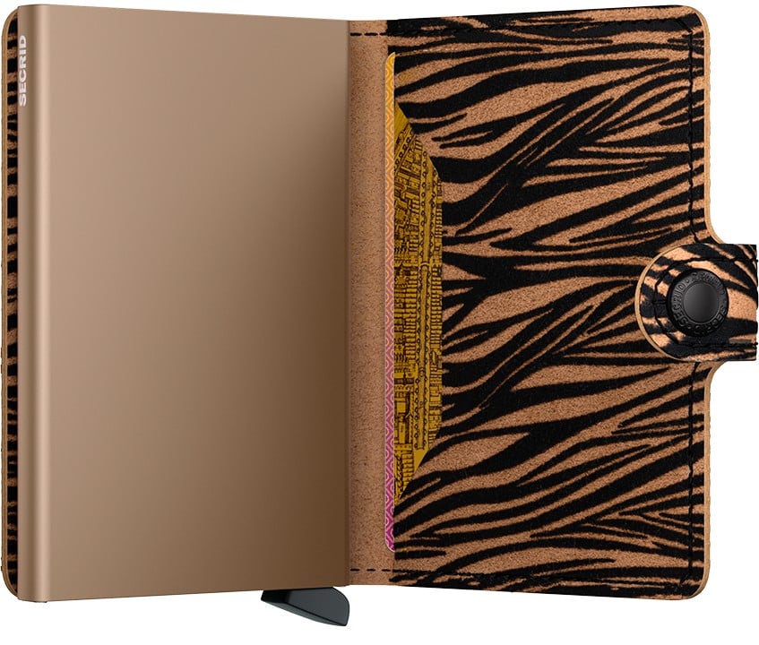 Miniwallet Zebra - Beige