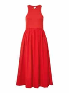 Miri SL Long Dress – Fiery Red