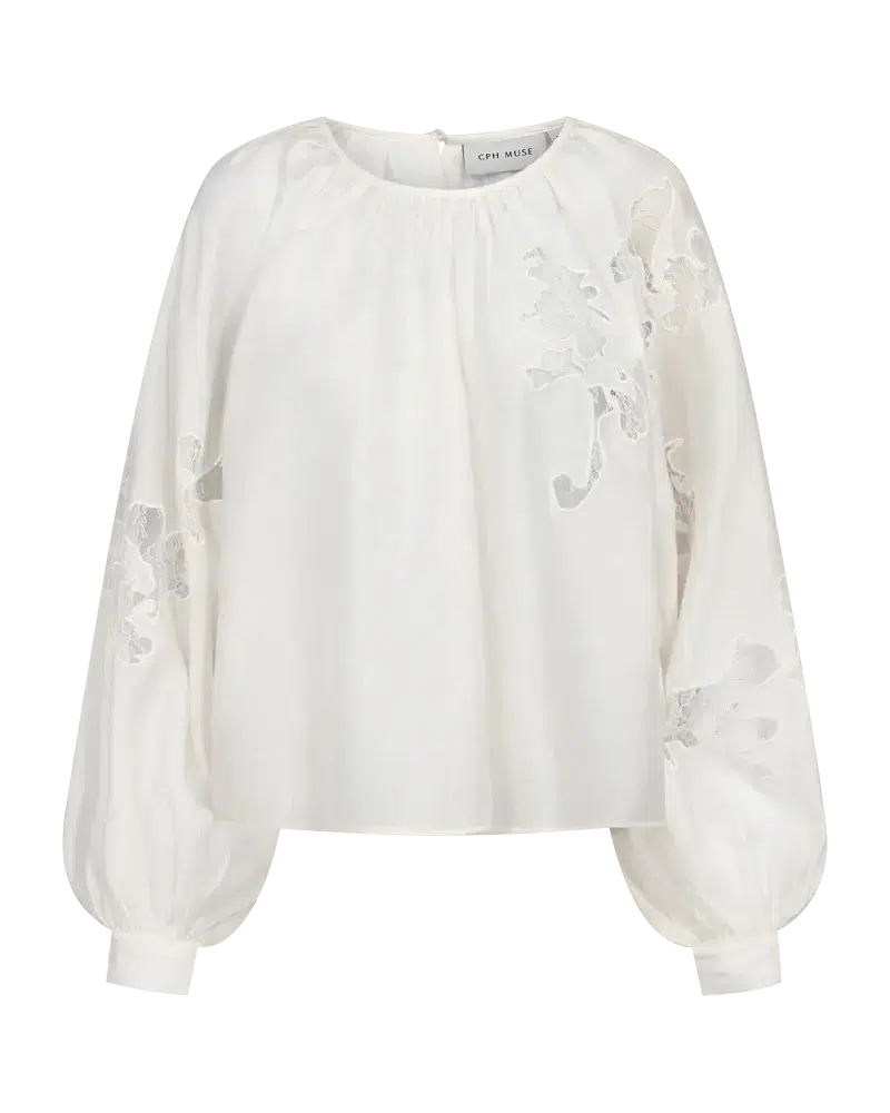 Molly Blouse - Jet Stream