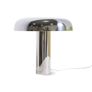 Mushroom table lamp - Chrome