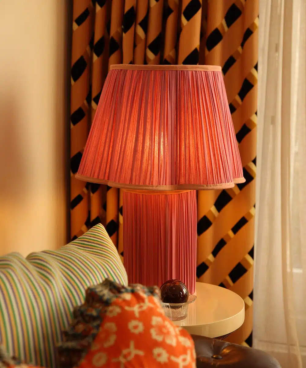 Myra Lamp Large - Silk Fuchsia