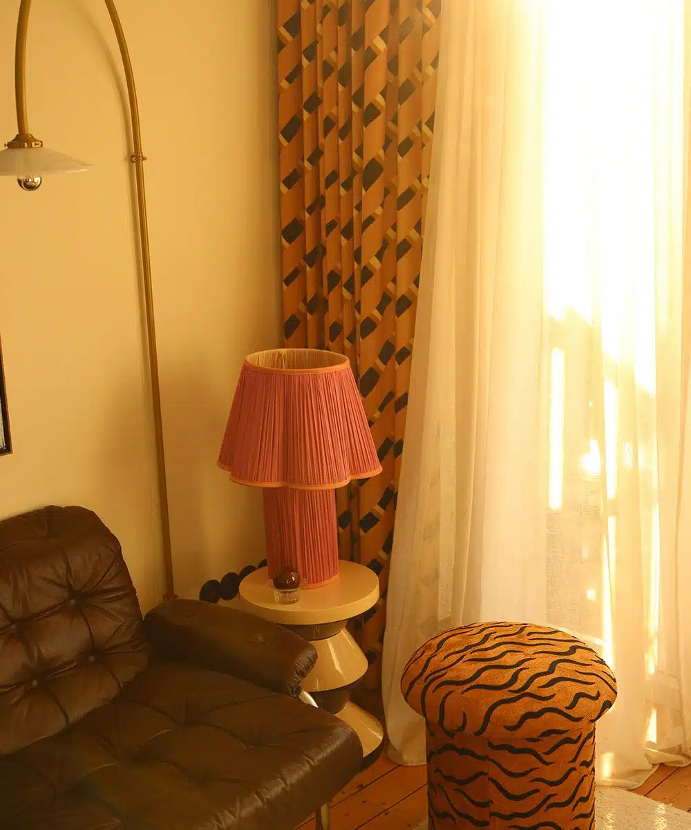Myra Lamp Large - Silk Fuchsia
