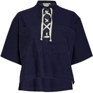 Naddie Blouse - Dark Denim