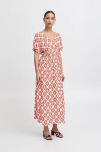 Nasreen Dress – Fire Whirl Ikat