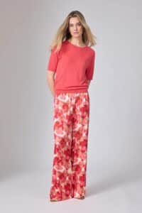 Nola pants Shine Rosa - Rosa