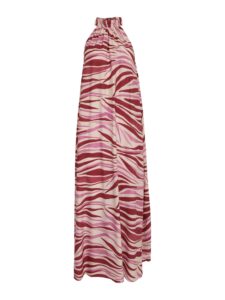 Opeya Halterneck Dress - Fuchsia Feodora Print