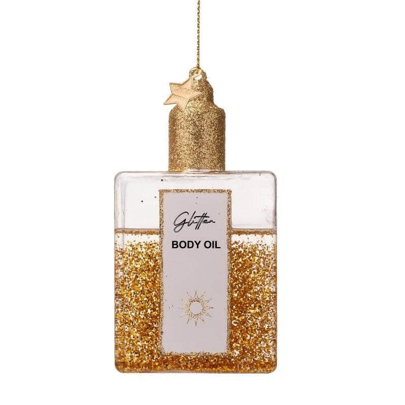Ornament body oil w/glitters