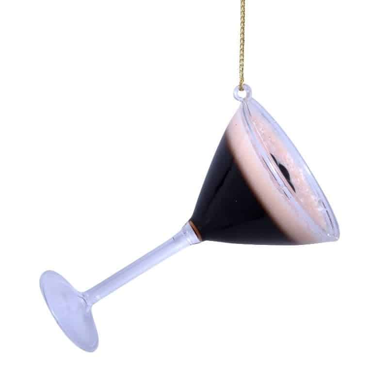 Ornament glass brown espresso martini