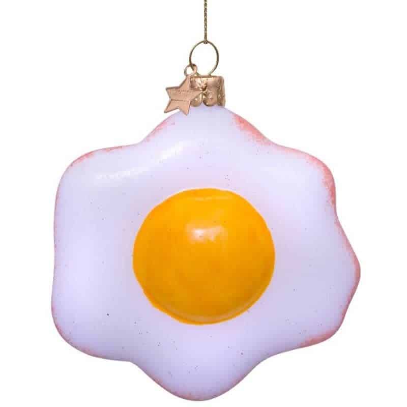 Ornament glass fried egg