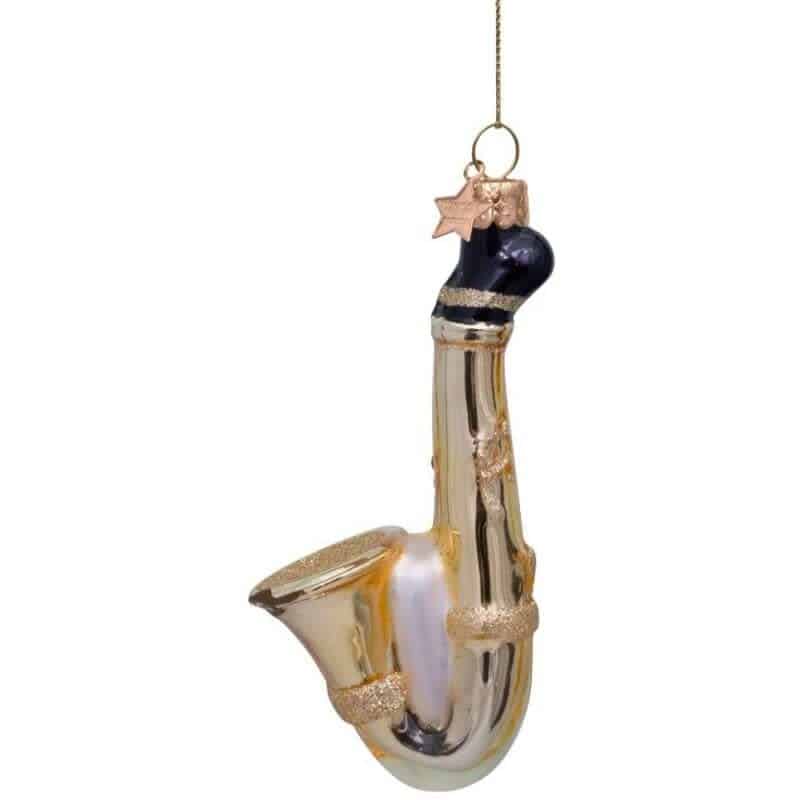 Ornament glass saxophone