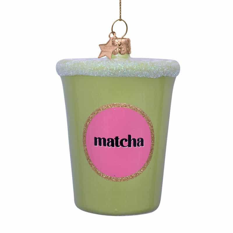 Ornament Matcha tea latte