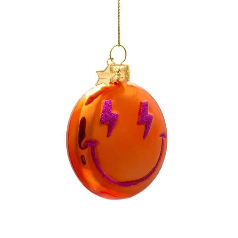 Ornament orange smiley