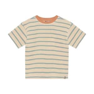 Oversized T-shirt Stripe - Sandshell