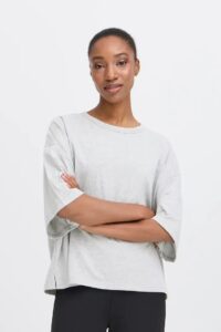 Palmer Loose Shirt – Grey Melange
