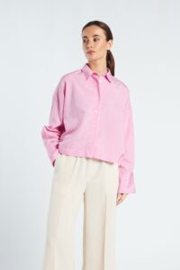 Paula Blouse - Pink Stripe