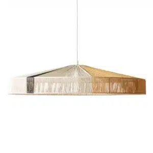 Pendant rope lamp - Black Stripe