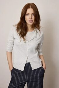 Philou Vest Knitwear - Light Grey