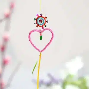 Pink Heart Ornament