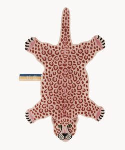 Pinky Leopard Rug - Large
